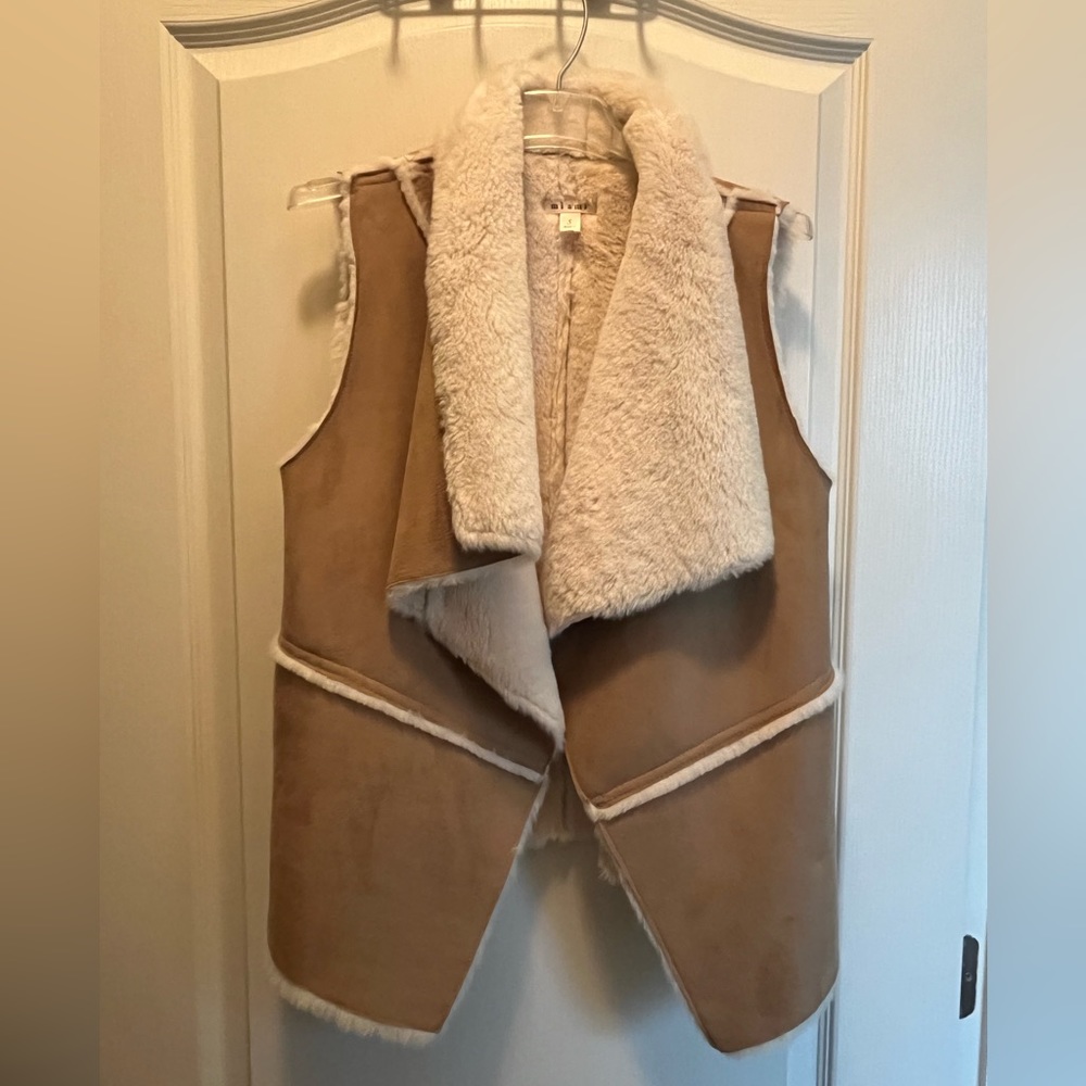 Miami Fuzzy Suede Vest